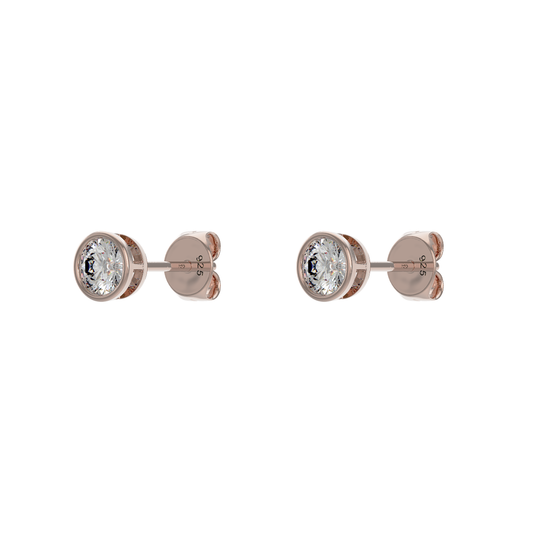 EXPRESSIONS STUD EARRINGS ROSE GOLD