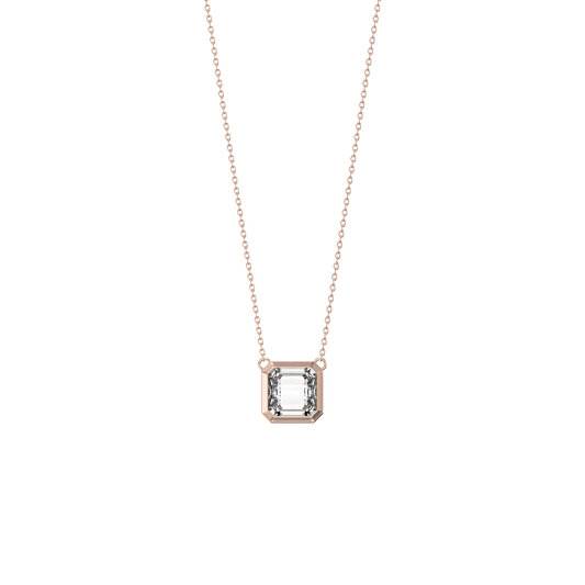 LITERARY NECKLACE ROSE GOLD