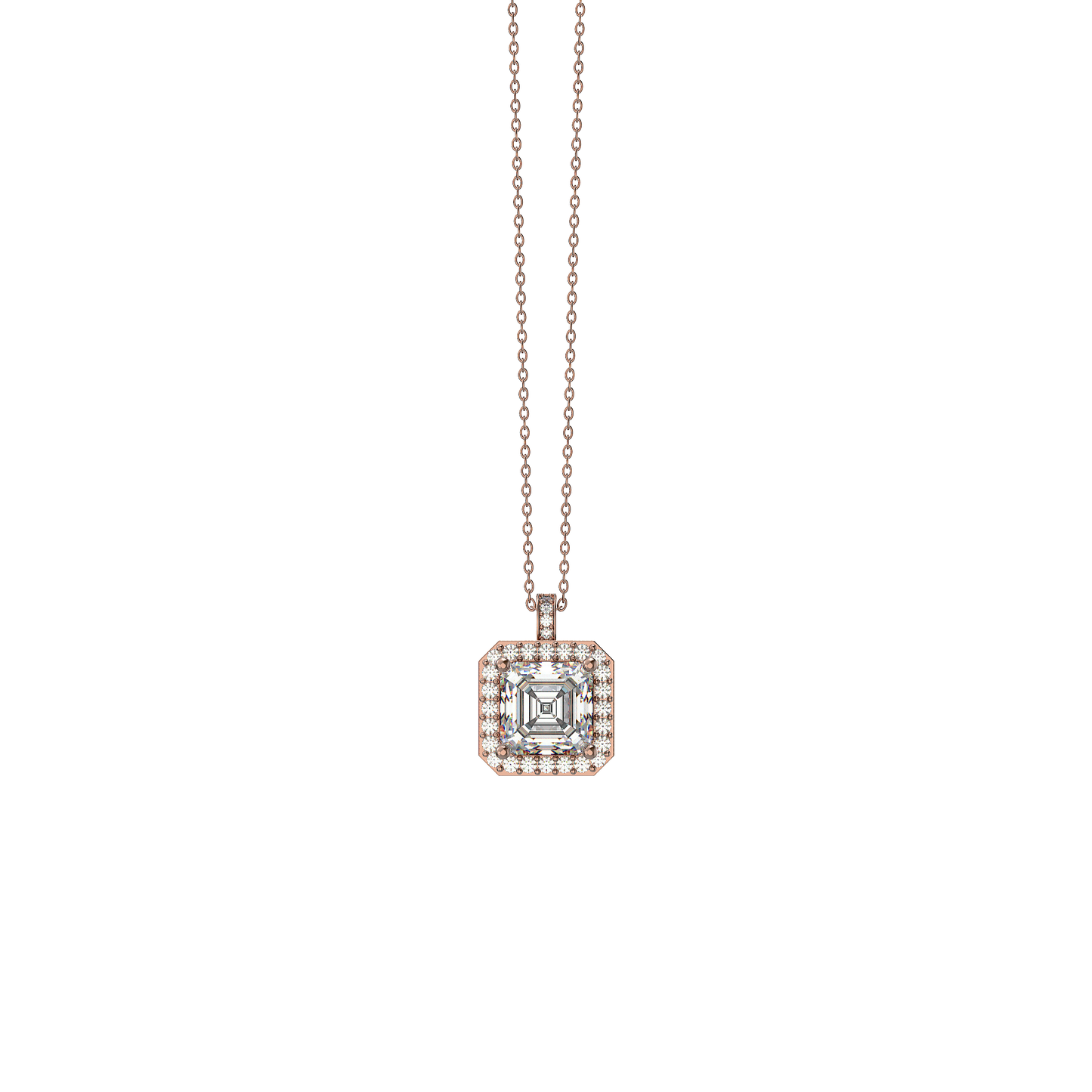 SIGNATURE NECKLACE ROSE GOLD